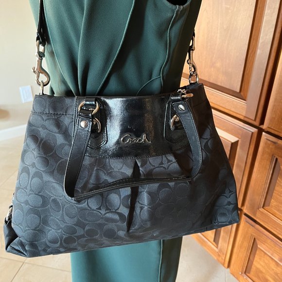 Coach Classic Nylon Shoulder Bag - Picture 1 of 11